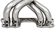 19002FLT Headers Shorty, Polished, Made of Stainless Steel