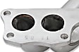 19002FLT Headers Shorty, Polished, Made of Stainless Steel