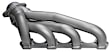 32138FLT Headers Shorty, Silver Ceramic Coated, Made of Stainless Steel
