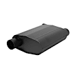 50552FLT Warlock 2.5" Bypass Plate, 2.5" Offset Inlet, 2.5" Outlet, Case Dimensions 4.5 in. x 10 in. x 13 in.