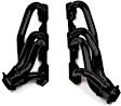 91830FLT Headers Shorty, Painted Black, Made of Steel