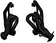 91940FLT Headers Shorty, Painted Black, Made of Steel