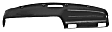 440 Dash Cover, Black, Molded; Overlay Over Factory Dash, Dash Cap Series