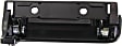 Front, Passenger Side Smooth Black Exterior Door Handle, Without Key Hole