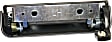 Front, Driver Side Smooth Black Exterior Door Handle, Without Key Hole