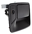 Front, Passenger Side Textured Black Exterior Door Handle, With Key Hole