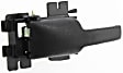 Front Or Rear, Driver Side Textured Black Interior Door Handle