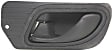 Front, Driver Side Textured Black Interior Door Handle