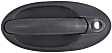 Front, Driver Side Textured Black Exterior Door Handle, With Key Hole