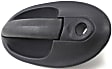 Front, Driver Side Textured Black Exterior Door Handle, With Key Hole