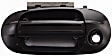 Front, Driver Side Smooth Black Exterior Door Handle, With Key Hole