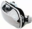 Front and Rear, Driver and Passenger Side Chrome Exterior Door Handle, Driver Side - With Key Hole; Passenger Side - Without Key Hole