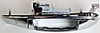 Front and Rear, Driver and Passenger Side Chrome Exterior Door Handle, Driver Side - With Key Hole; Passenger Side - Without Key Hole