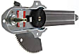 Front, Driver Side Manual Window Regulator, Hand-Crank Type