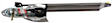 Front, Driver Side Manual Window Regulator, Hand-Crank Type