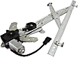Front, Driver Side Power Window Regulator, With Motor