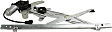 Front, Driver Side Power Window Regulator, With Motor