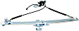 Front, Passenger Side Power Window Regulator, With Motor