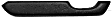 16-64R Arm Rest - Black, ABS Plastic, Direct Fit, Sold Individually