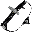 Rear, Driver Side Window Regulator, Power, 8 Cyl., 4.6L Engine