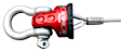 00015-01 Winch Link - Powdercoated red, Aluminum