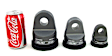 00015-01 Winch Link - Powdercoated red, Aluminum