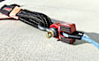 00050-01 Winch Link - Powdercoated red, Aluminum