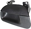Tailgate Handle, Smooth Black Plastic Without Camera Hole Without Key Hole