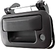 Tailgate Handle, Textured Black, For Models Without Rear View Camera