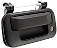 Tailgate Handle, Textured Black, For Models Without Rear View Camera