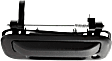 Tailgate Handle, Textured Black, For Models Without Rear View Camera