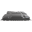 Fuel Tank, 19 Gallons / 72 Liters, Without Seal(s), Filler Neck, and Vent Pipe