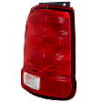 Passenger Side Tail Light, without Bulb, Halogen, Clear and Red Lens, Sport Model