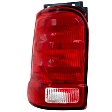 Driver Side Tail Light, without Bulb, Halogen, Clear and Red Lens, Sport Model