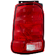 Driver Side Tail Light, without Bulb, Halogen, Clear and Red Lens, Sport Model