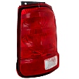 Driver Side Tail Light, without Bulb, Halogen, Clear and Red Lens, Sport Model