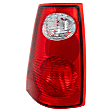 2001-2005 Ford Explorer Sport Trac - Driver Side Tail Light, without Bulb, Halogen, Clear and Red Lens, 6 Cyl., 4.0L Engine