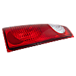 2001-2005 Ford Explorer Sport Trac - Driver Side Tail Light, without Bulb, Halogen, Clear and Red Lens, 6 Cyl., 4.0L Engine