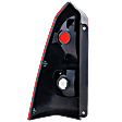 2000-2003 Ford Focus - Passenger Side Tail Light, without Bulb, Halogen, Clear and Red Lens, Wagon