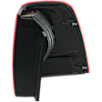Driver Side Tail Light, without Bulb, Halogen, Clear and Red Lens, CAPA CERTIFIED