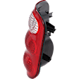 Driver Side Tail Light, without Bulb, Halogen, Red Lens, Except Lightning Models