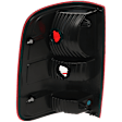 Passenger Side Tail Light, without Bulb, Halogen, Clear and Red Lens, Styleside, New Body Style, Production Date To August 8, 2005, Except H-Davidson Model