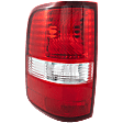 Driver Side Tail Light, without Bulb, Halogen, Clear and Red Lens, Styleside, New Body Style, Production Date To August 8 2005, Except H-Davidson Model