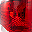 Driver Side Tail Light, without Bulb, Halogen, Clear and Red Lens, Styleside, New Body Style, Production Date To August 8 2005, Except H-Davidson Model