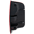 Driver Side Tail Light, without Bulb, Halogen, Clear and Red Lens, Styleside, New Body Style, Production Date To August 8 2005, Except H-Davidson Model