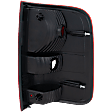 Driver Side Tail Light, without Bulb, Halogen, Clear and Red Lens, Styleside, New Body Style, Production Date To August 8 2005, Except H-Davidson Model