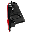 Driver Side Tail Light, without Bulb, Halogen, Clear and Red Lens