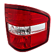Passenger Side Tail Light, without Bulb, Halogen, Clear and Red Lens, Stepside (Flareside), New Body Style, CAPA CERTIFIED