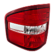 Driver Side Tail Light, without Bulb, Halogen, Clear and Red Lens,Stepside (Flareside), New Body Style, CAPA CERTIFIED