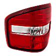 Driver Side Tail Light, without Bulb, Halogen, Clear and Red Lens,Stepside (Flareside), New Body Style, CAPA CERTIFIED